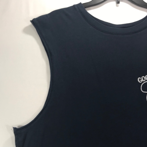 Men's Tank Top Mickey Mouse 28 Navy Blue Crewneck - Picture 3 of 8